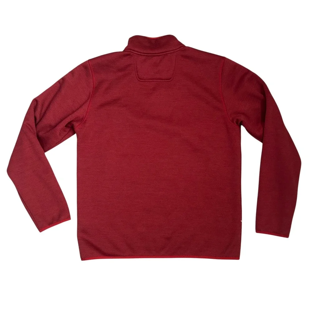 The North Face Mens Sherpa Patrol‎ Snap Pullover Red Gorpcore Hiking Medium